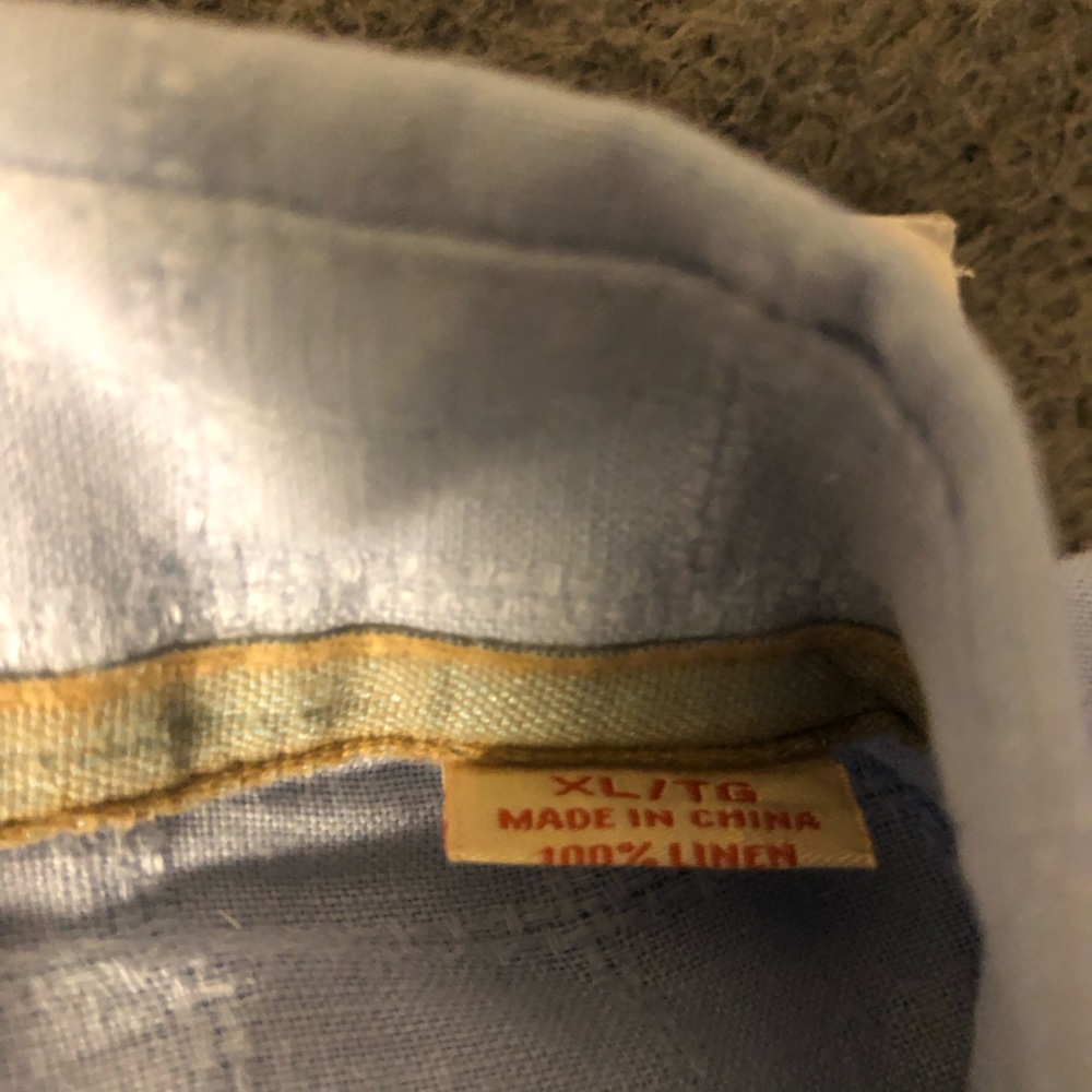 🔥🔥Tommy Bahama Sky Blue Dress Shirt - Picture 6 of 7